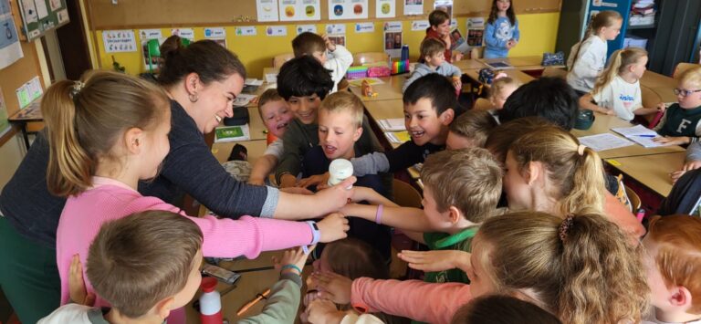 Ouders komen vertellen over hun beroep.