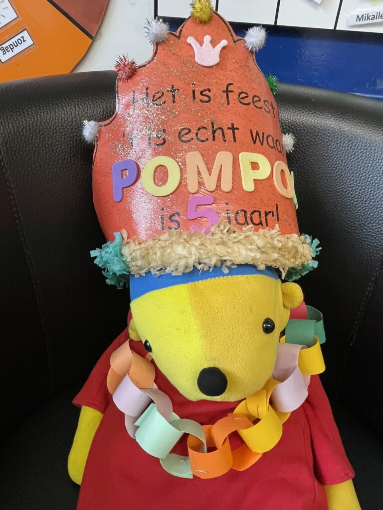 Pompom is jarig