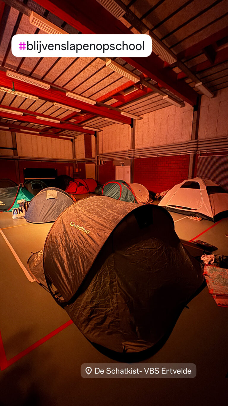 Mijn nacht in een tent