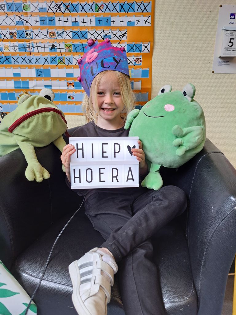 Drie zoenen voor Lucy!