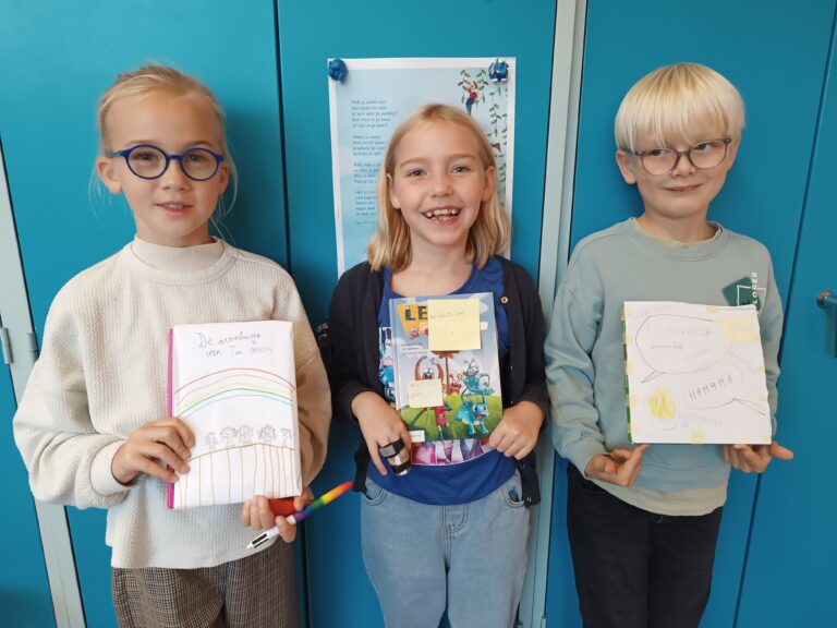 Er werd al veel gelezen in onze klas…