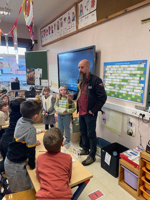 Een slang in de klas