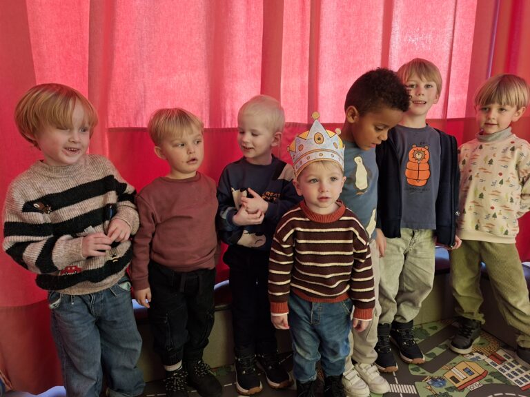 6 januari! 3 koningen! Rémi was onze koning van de dag!