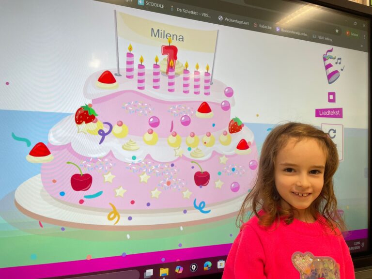 Milena is 7 jaar!