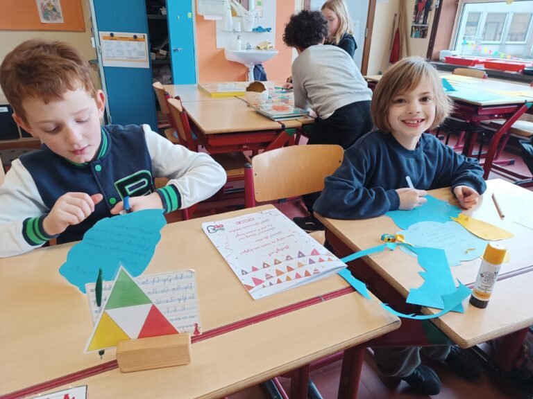 We maken een uitnodiging voor ons openklasmoment.