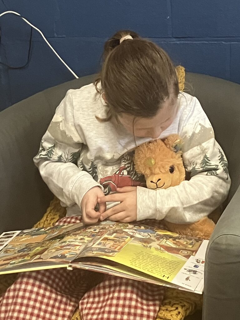 Plezierlezen tijdens pyjamadag