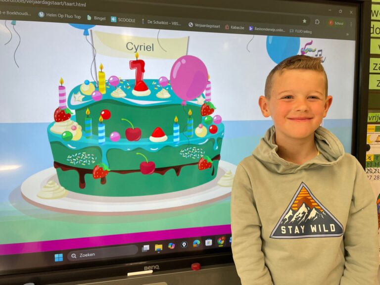 Cyriel is 7 jaar!